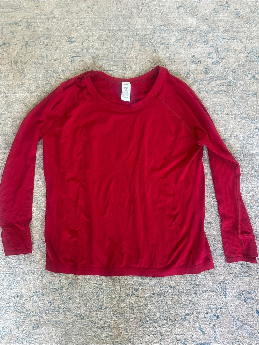Athleta Women’s 2X Red Long Sleeve Athletic Top Lightweight